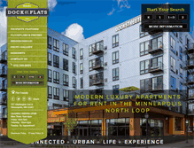Tablet Screenshot of dockstreetflats.com